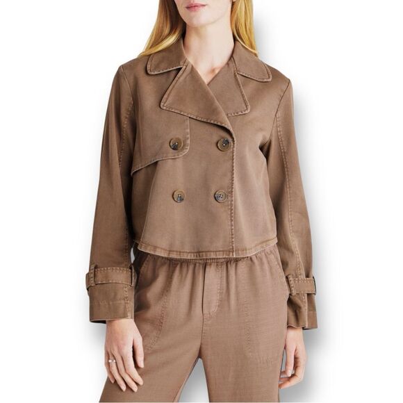 SPLENDID Women’s Portia Double Breasted Jacket in the Size Large in Macchiato - Picture 4 of 9